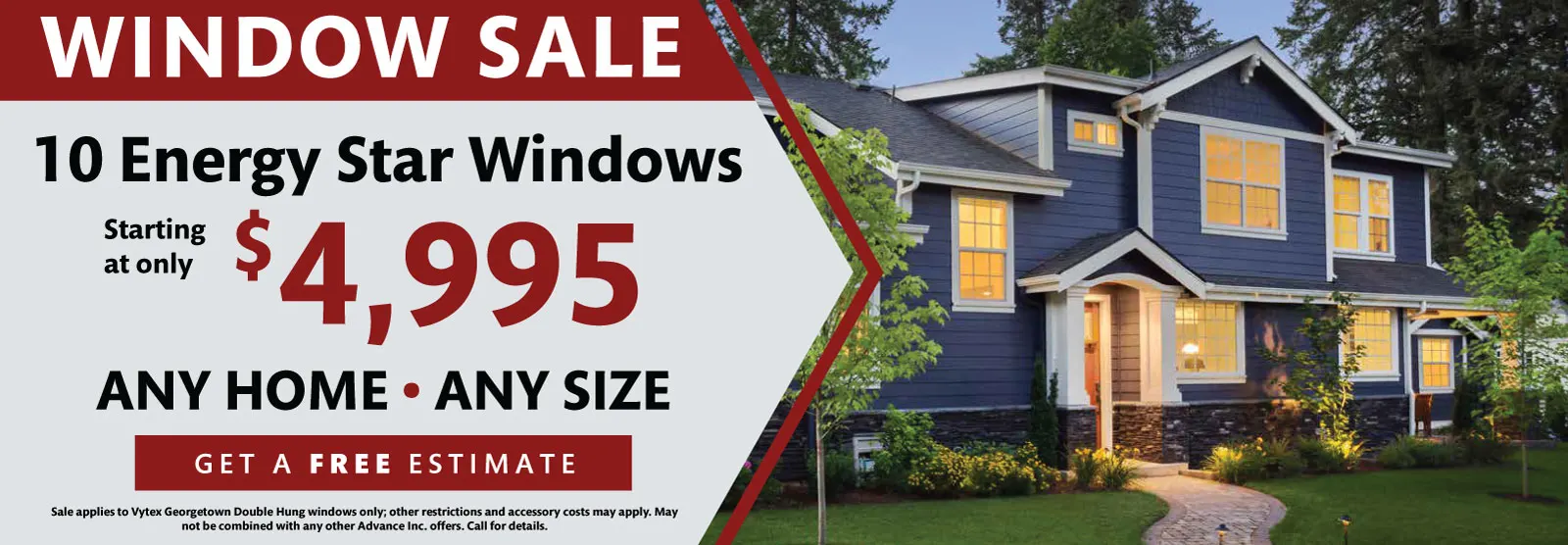 10 ENERGY STAR WINDOWS STARTING AT ONLY $4,995
