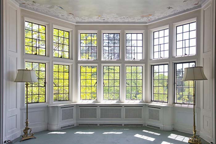 Glass window in the house