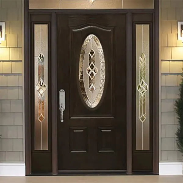 wooden entry door