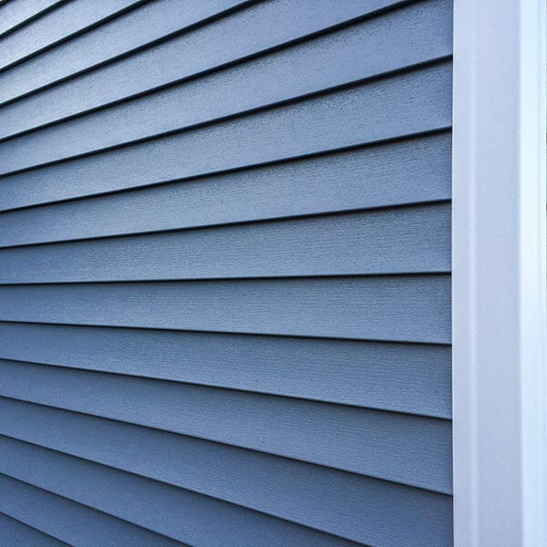closeup of exterior home siding