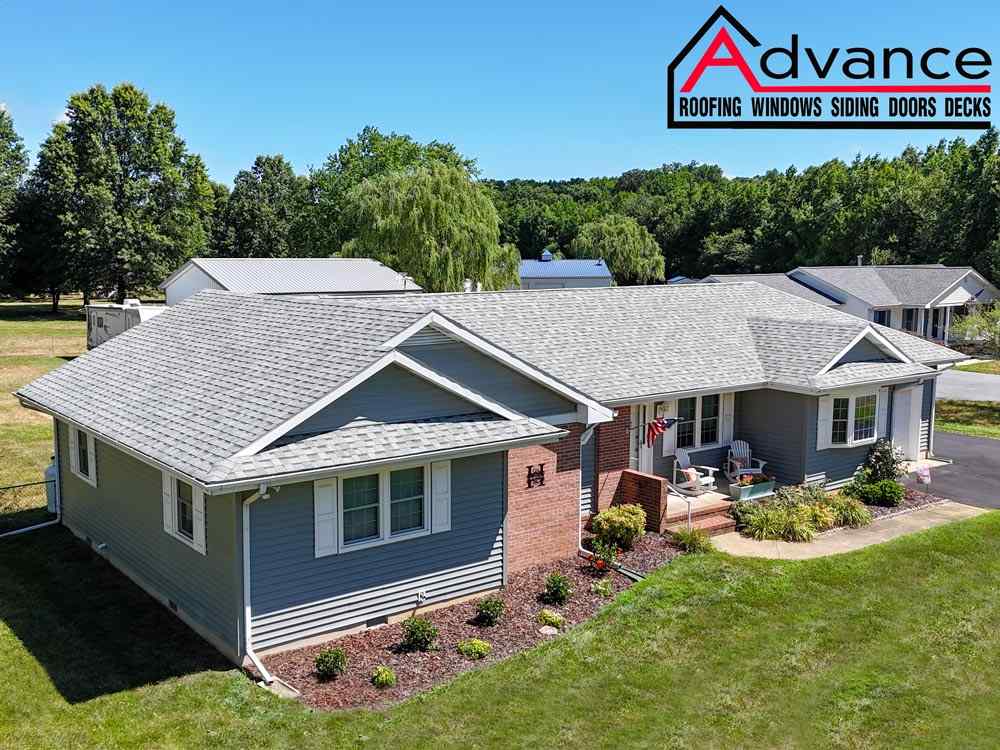 Residential deck installation project for a single-family home in Newark, DE